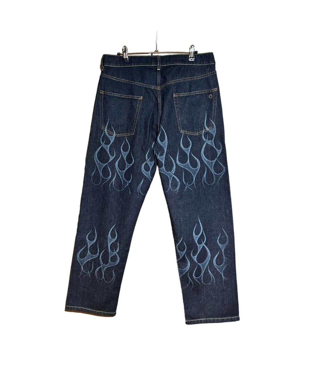 ETUDES Темно-синие хлопковые прямые джинсы, фото 2