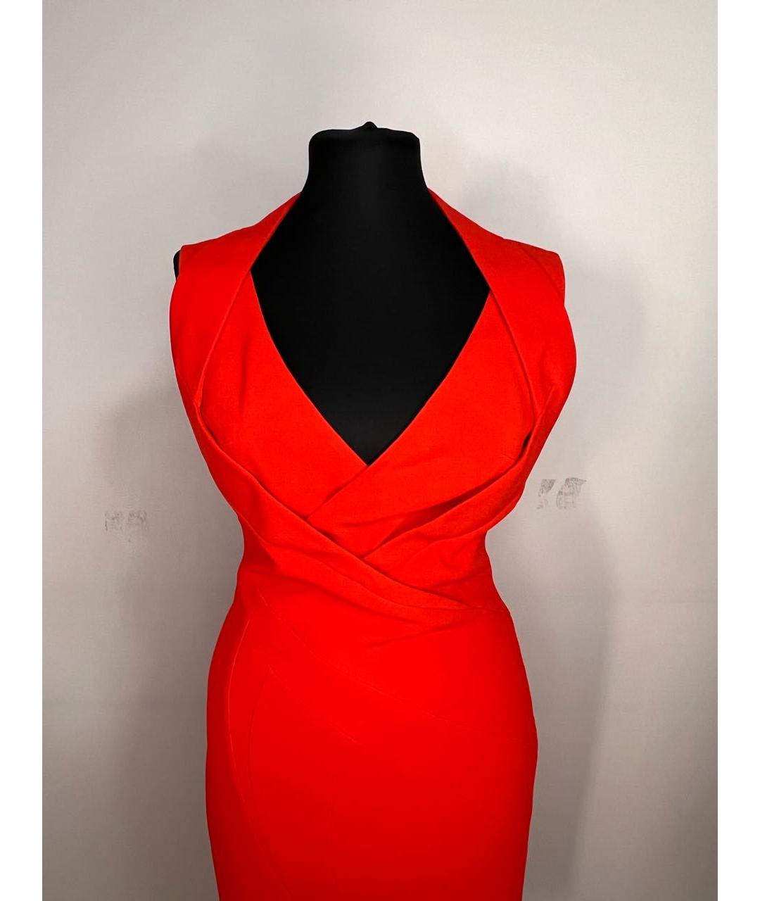 ANTONIO BERARDI Красное вискозное повседневное платье, фото 2