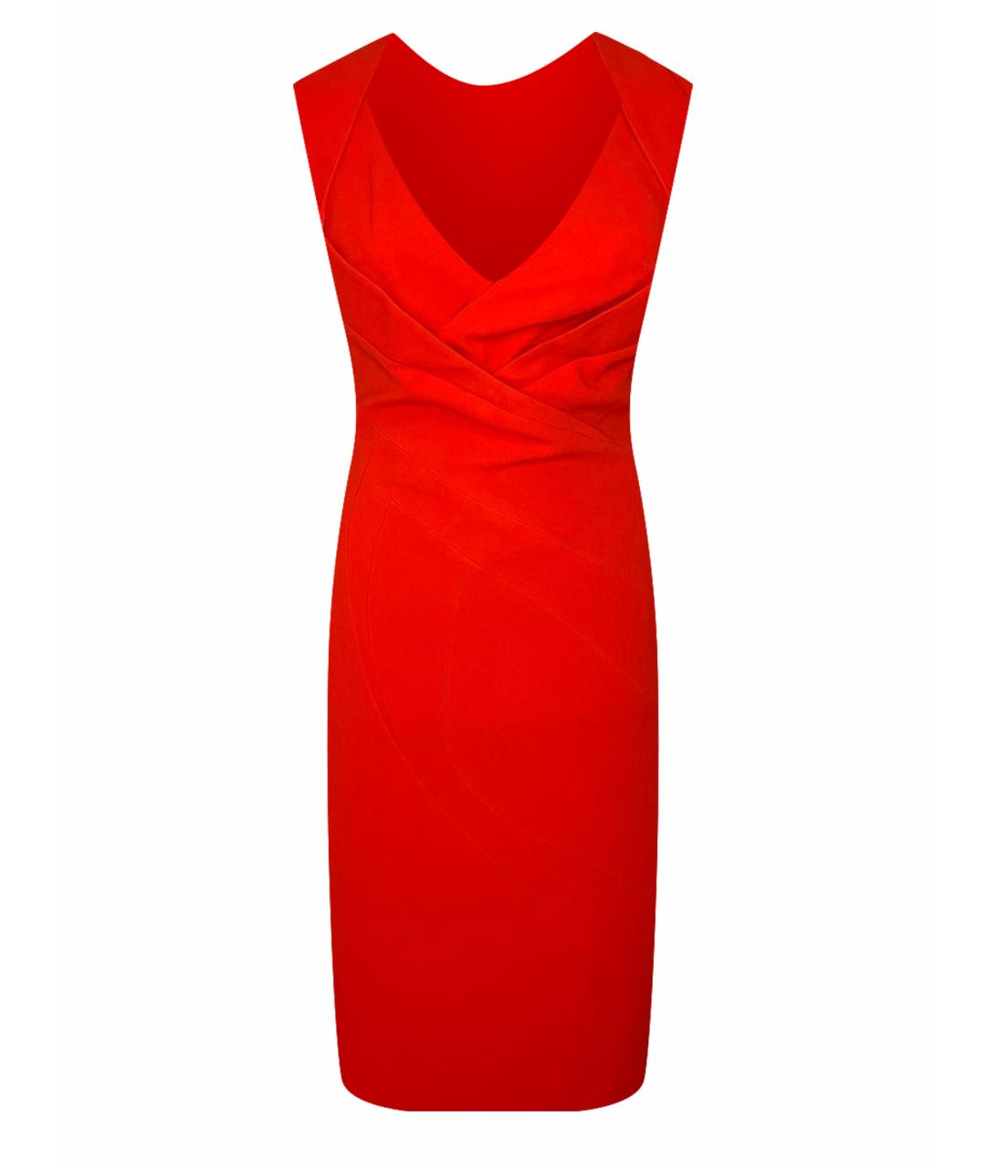 ANTONIO BERARDI Красное вискозное повседневное платье, фото 1