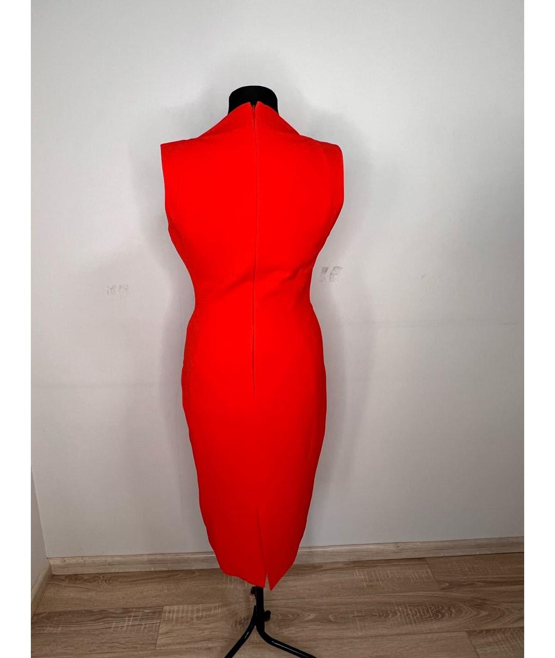 ANTONIO BERARDI Красное вискозное повседневное платье, фото 3