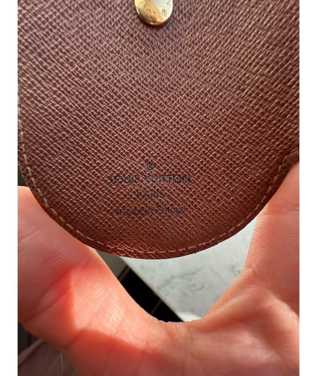 LOUIS VUITTON Коричневая ключница, фото 5