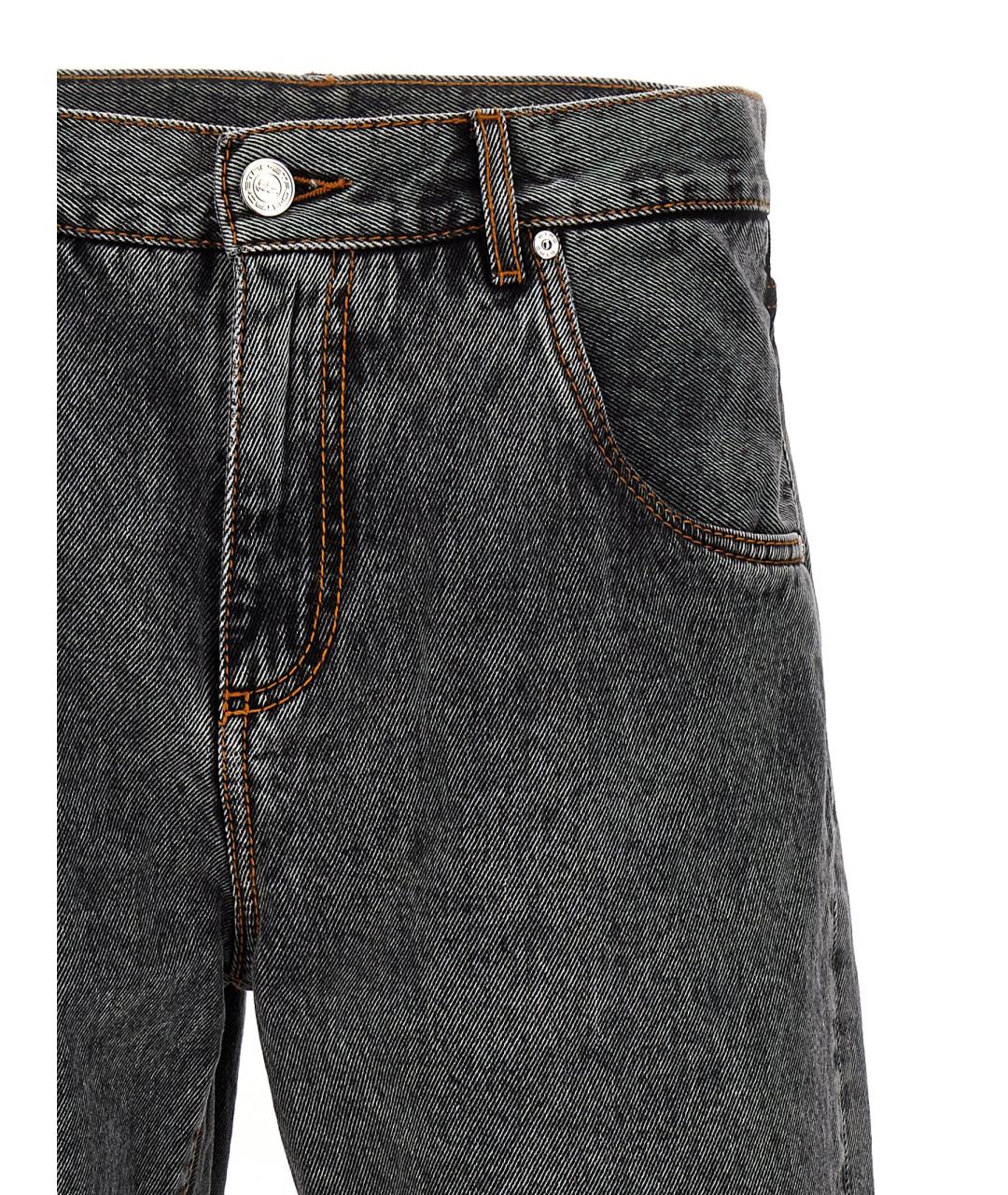 ETRO Серые хлопковые прямые джинсы, фото 3