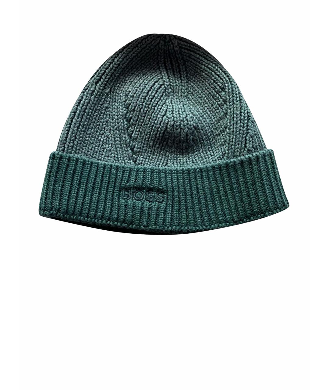 HUGO BOSS Зеленая шапка, фото 1