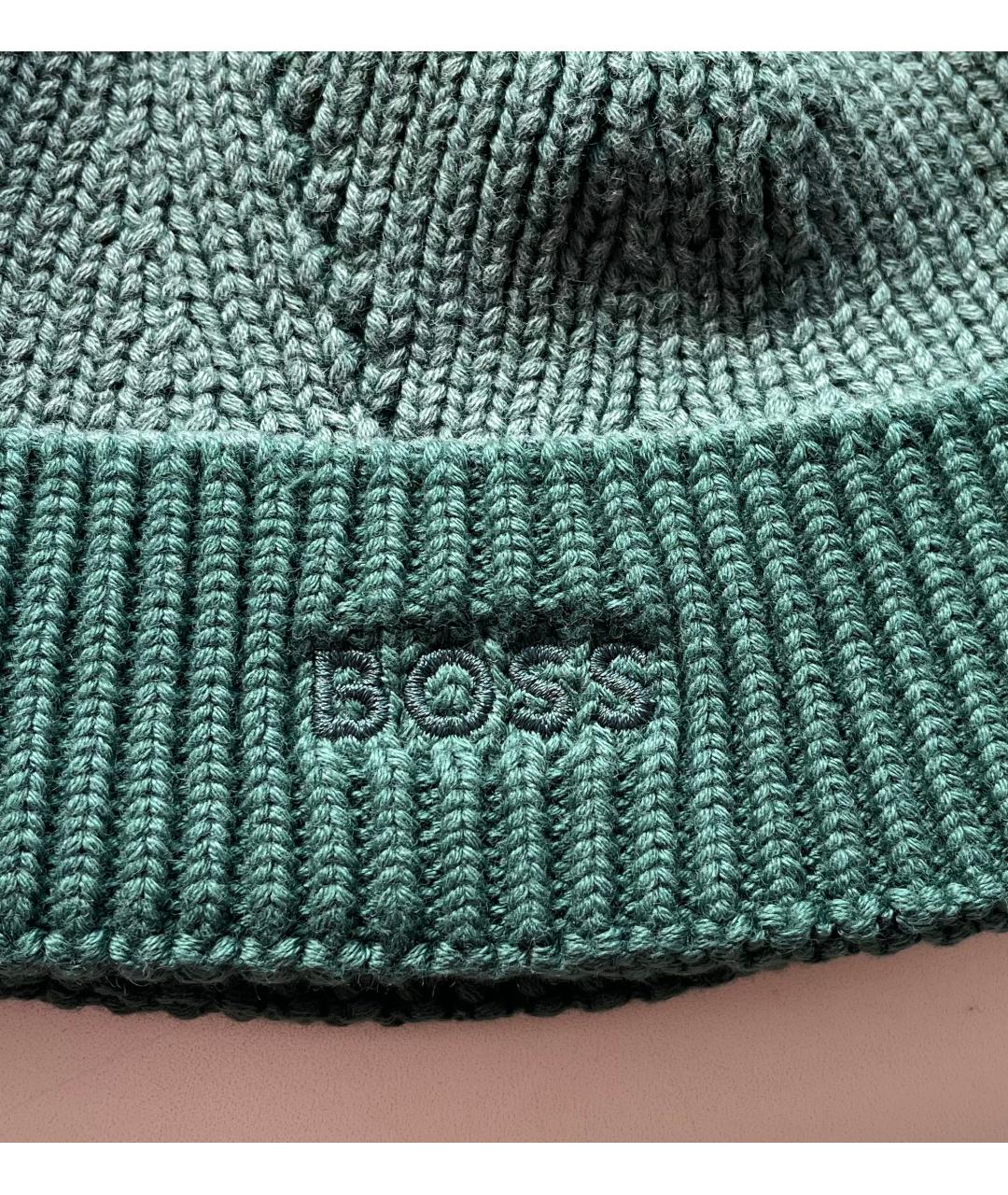 HUGO BOSS Зеленая шапка, фото 2