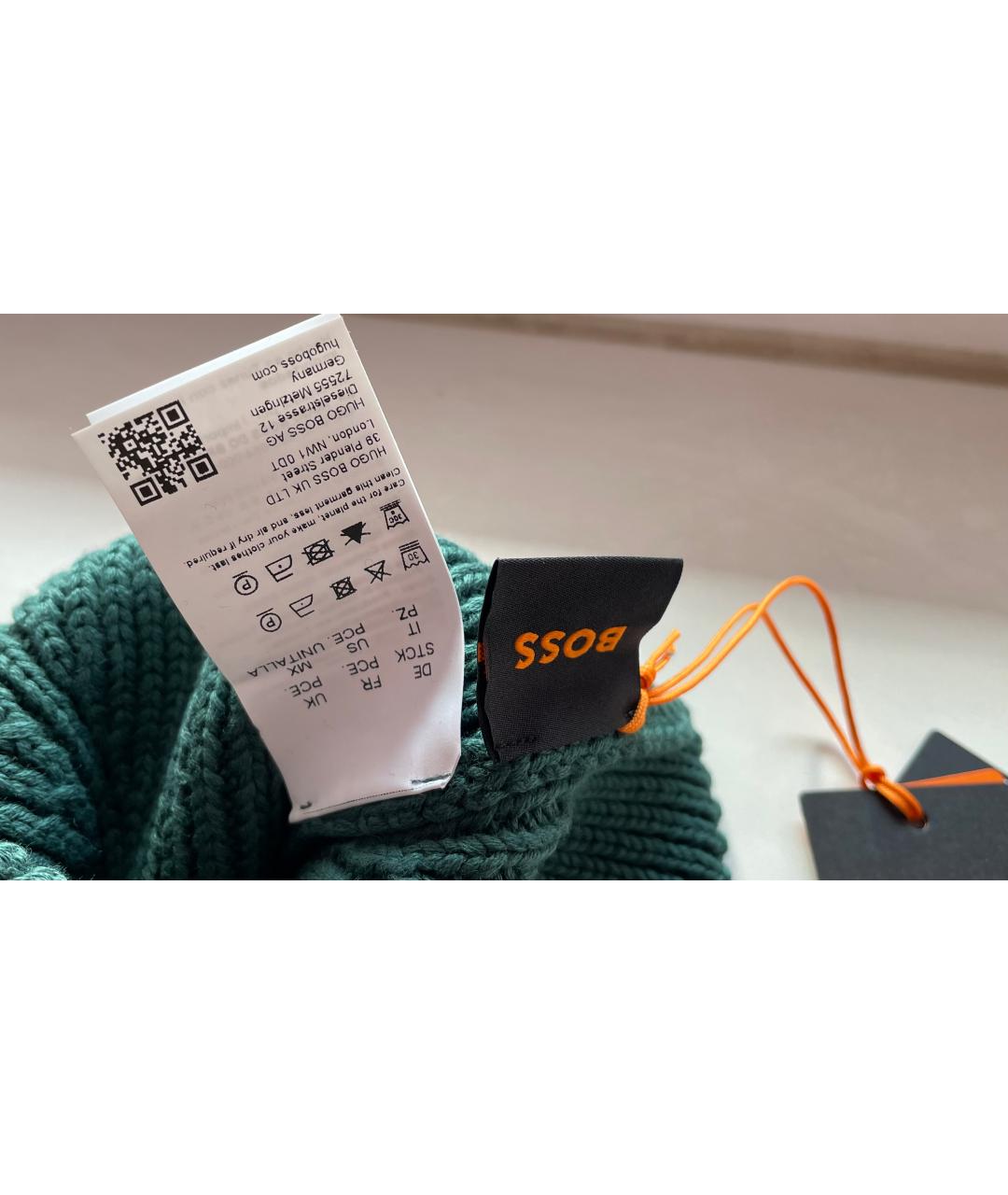 HUGO BOSS Зеленая шапка, фото 3