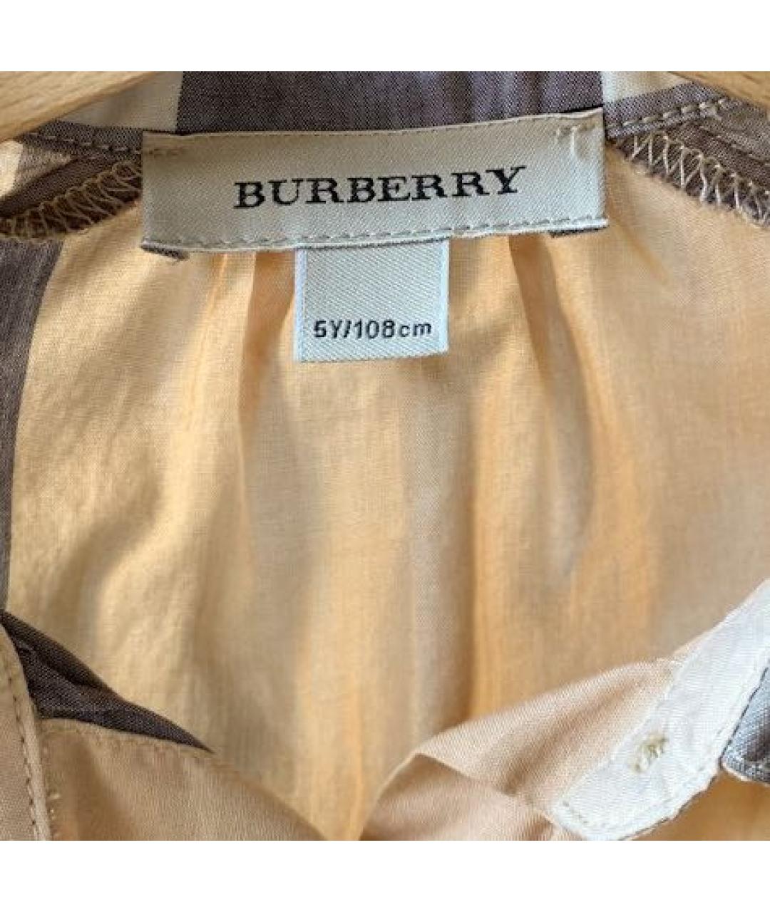 BURBERRY Хлопковая рубашка/блузка, фото 4