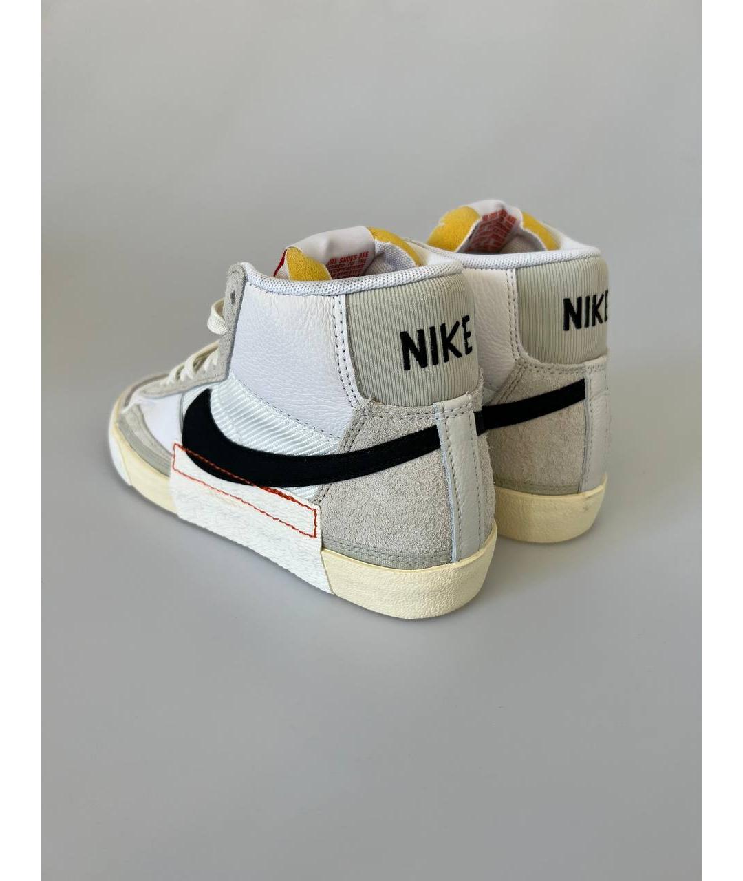 NIKE Белые высокие кроссовки / кеды, фото 4