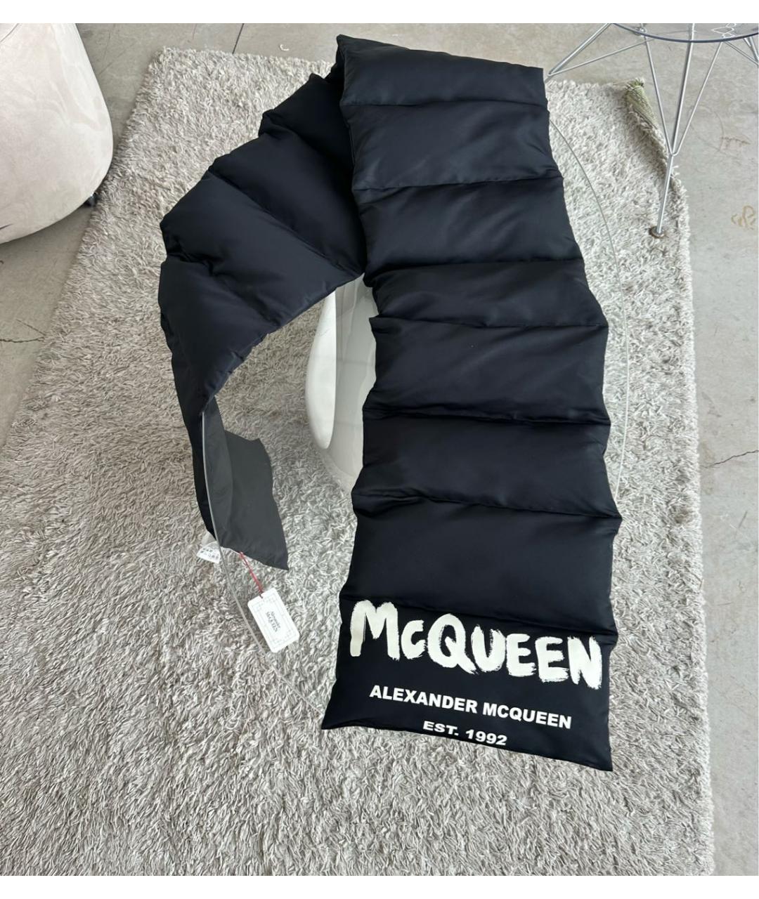 MCQ ALEXANDER MCQUEEN Черный шарф, фото 9