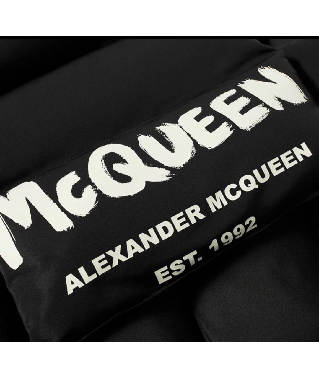 MCQ ALEXANDER MCQUEEN Черный шарф, фото 2