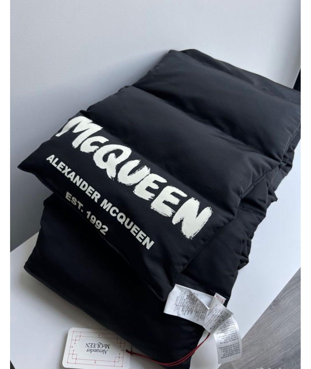 MCQ ALEXANDER MCQUEEN Черный шарф, фото 4