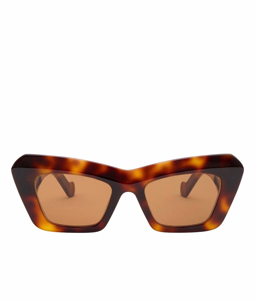LOEWE Коричневые солнцезащитные очки, фото 1