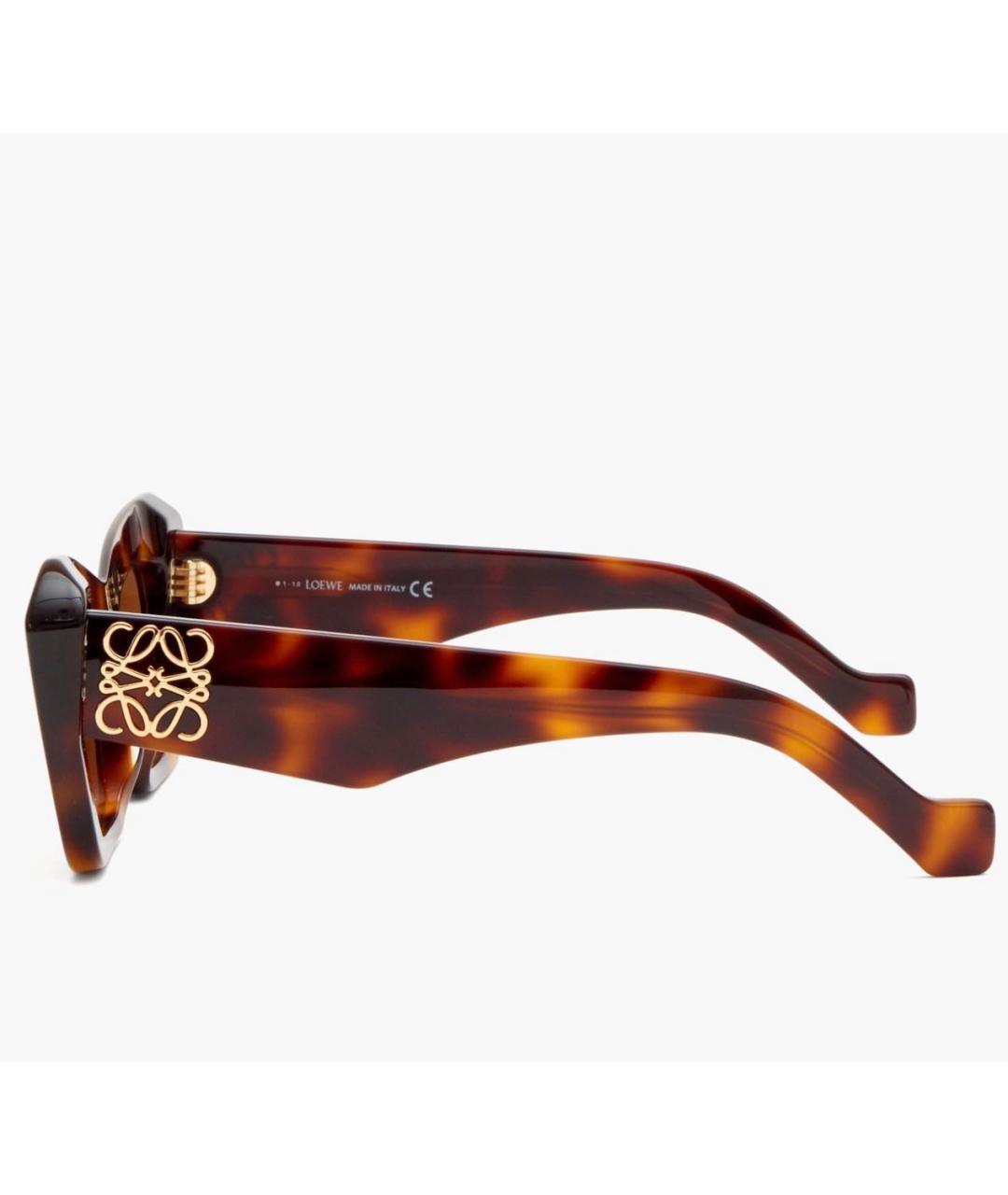LOEWE Коричневые солнцезащитные очки, фото 4
