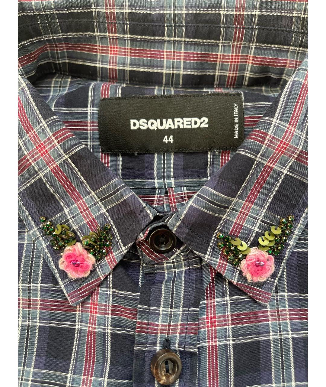 DSQUARED2 Синяя рубашка, фото 3