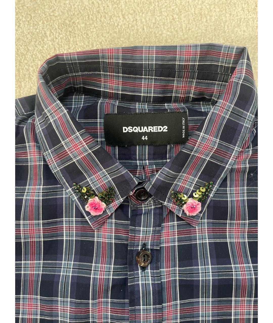 DSQUARED2 Синяя рубашка, фото 6