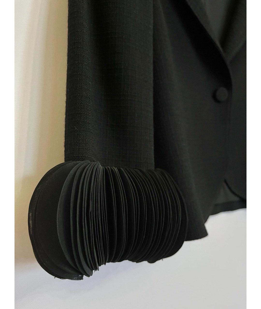 VALENTINO Черный твидовый жакет/пиджак, фото 2