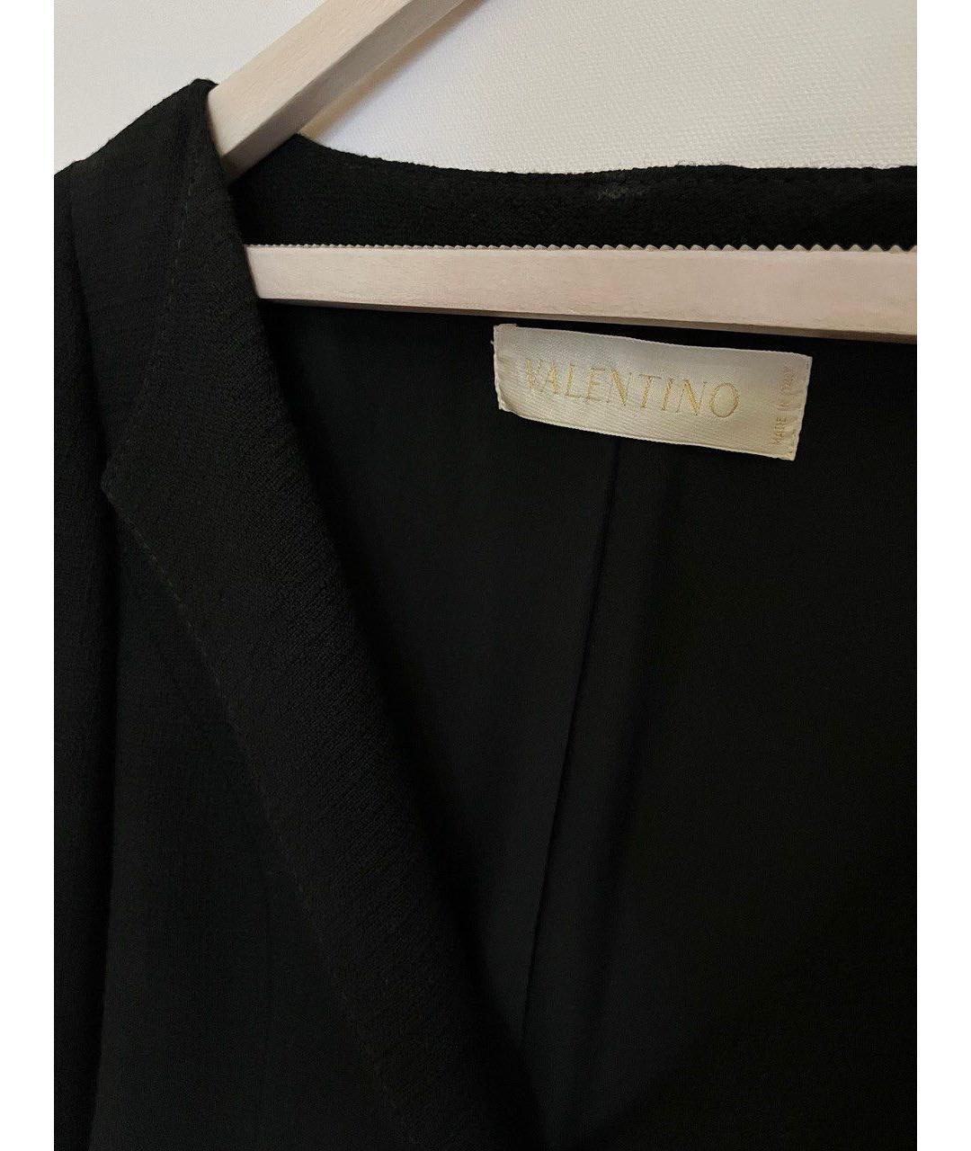 VALENTINO Черный твидовый жакет/пиджак, фото 3