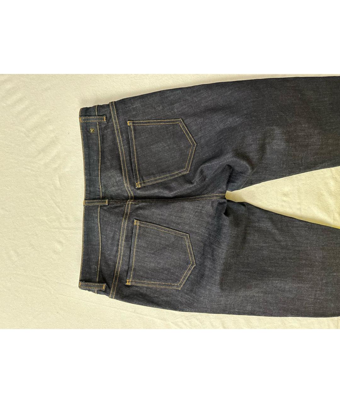 VALENTINO Темно-синие хлопковые джинсы слим, фото 6