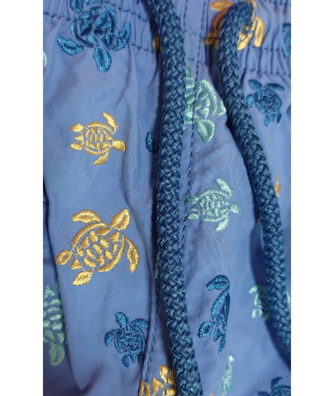 VILEBREQUIN Голубые полиамидовые шорты, фото 3