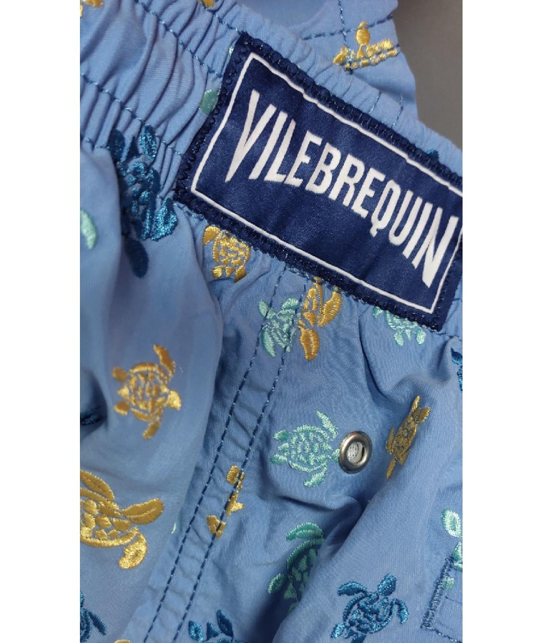 VILEBREQUIN Голубые полиамидовые шорты, фото 6