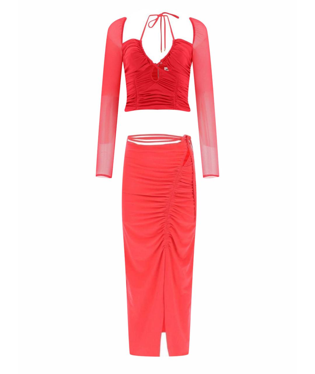 SELF-PORTRAIT Красный костюм с юбками, фото 1