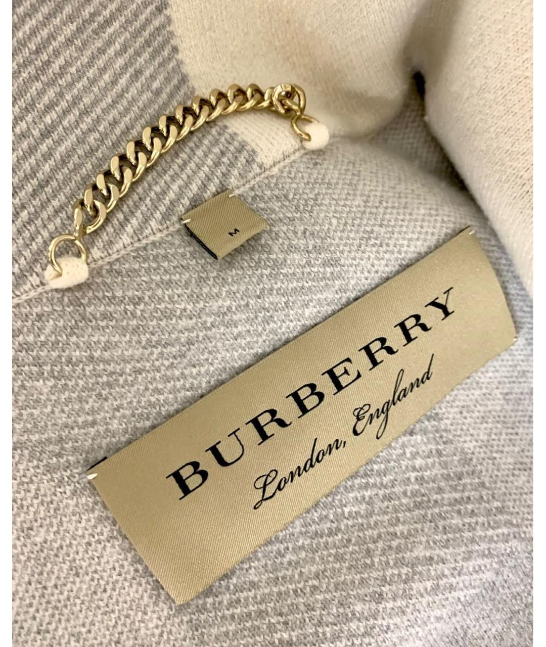 BURBERRY Серое пальто, фото 5