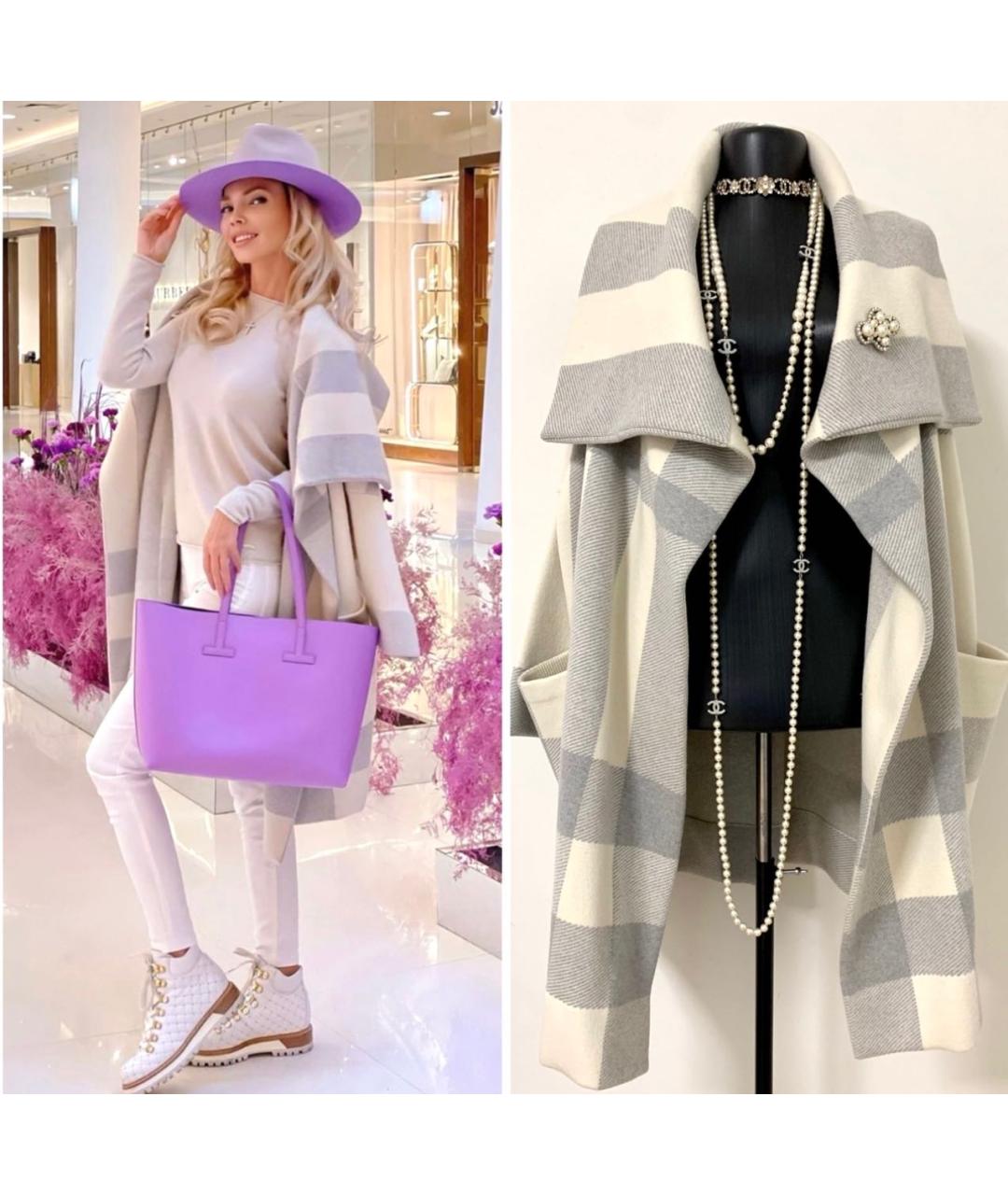 BURBERRY Серое пальто, фото 2