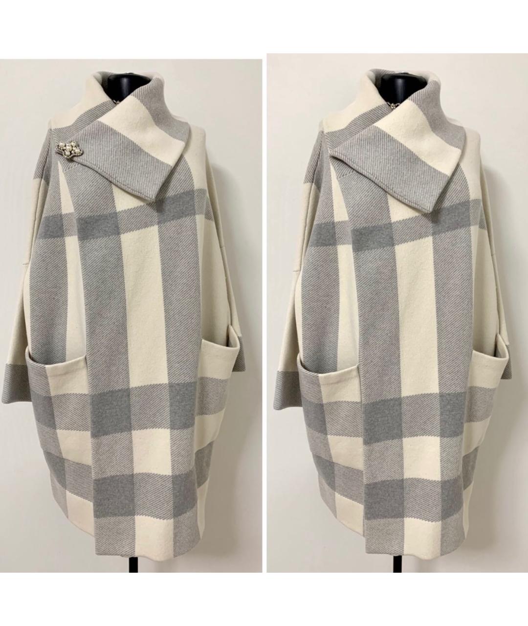 BURBERRY Серое пальто, фото 4