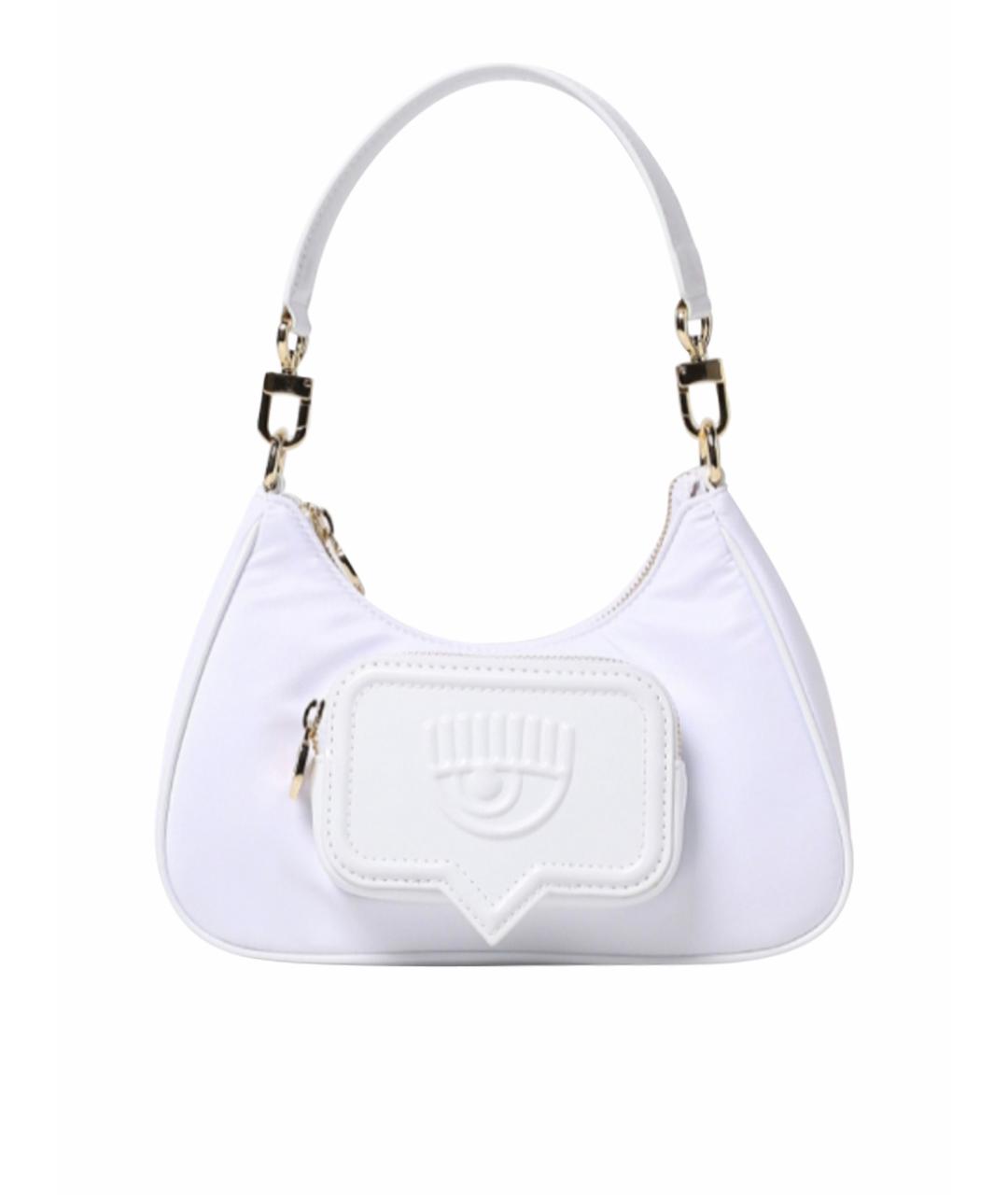 CHIARA FERRAGNI Белая сумка с короткими ручками, фото 1