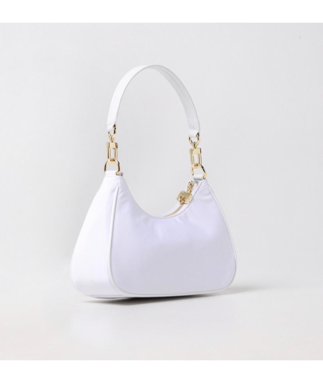 CHIARA FERRAGNI Белая сумка с короткими ручками, фото 2