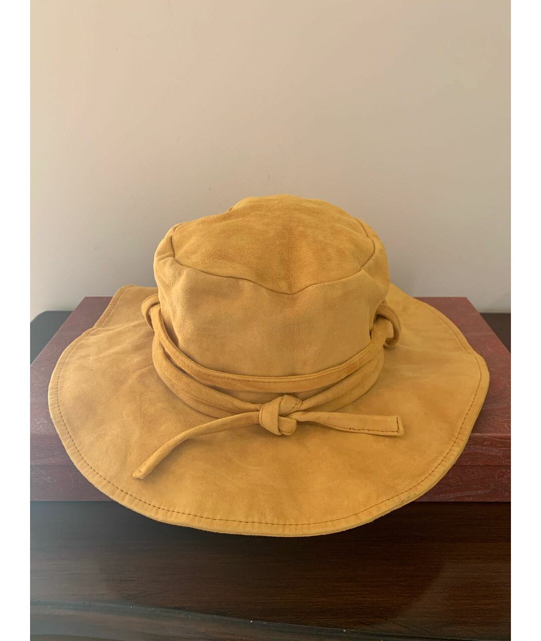 ETRO Горчичная бархатная шляпа, фото 7