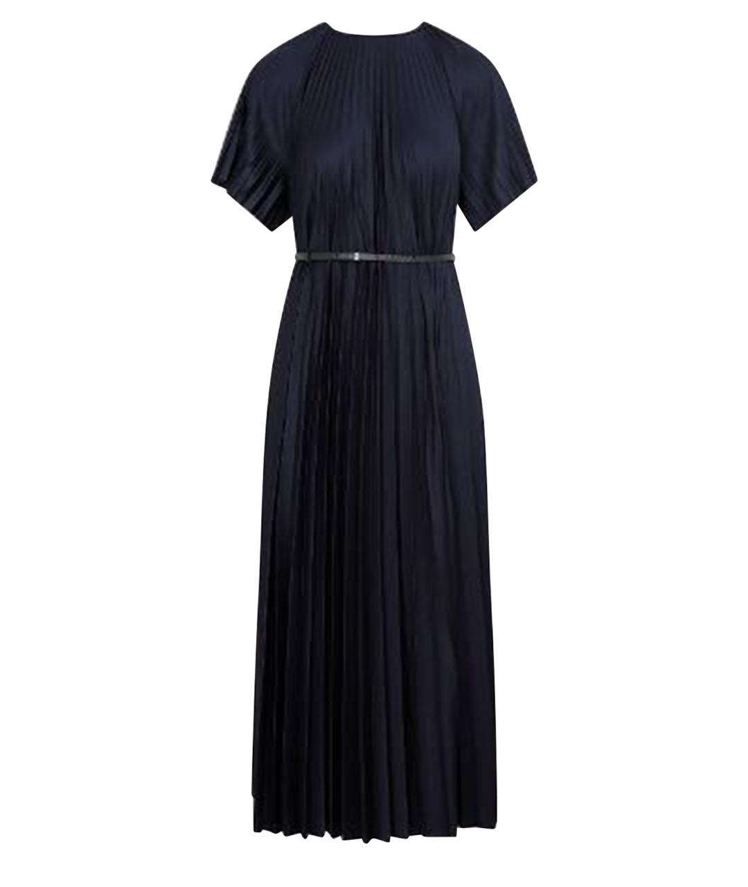 FABIANA FILIPPI Темно-синее полиэстеровое вечернее платье, фото 1