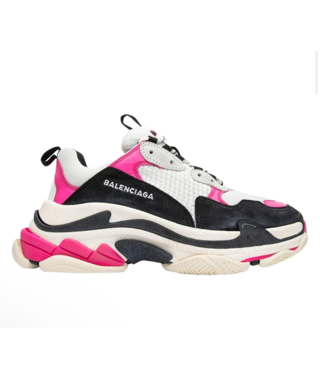 Pink and white balenciaga hotsell