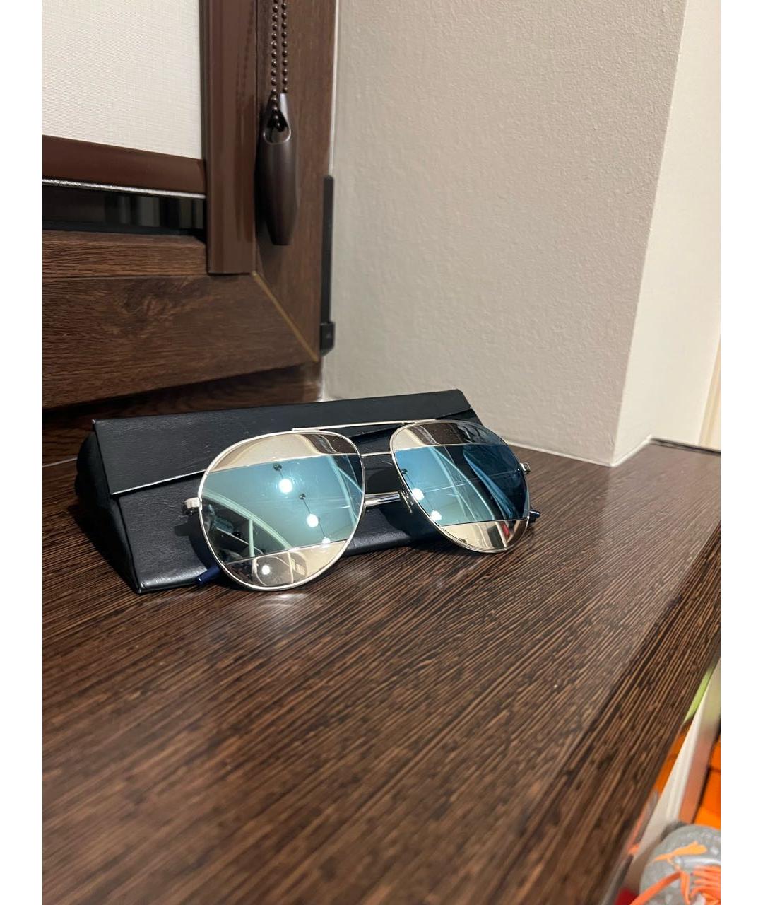 CHRISTIAN DIOR PRE-OWNED Темно-синие солнцезащитные очки, фото 2