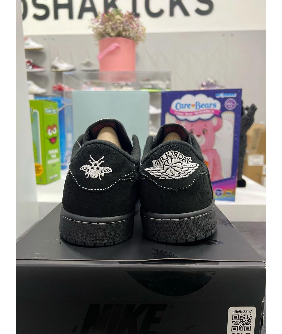 JORDAN Черные низкие кроссовки / кеды, фото 5