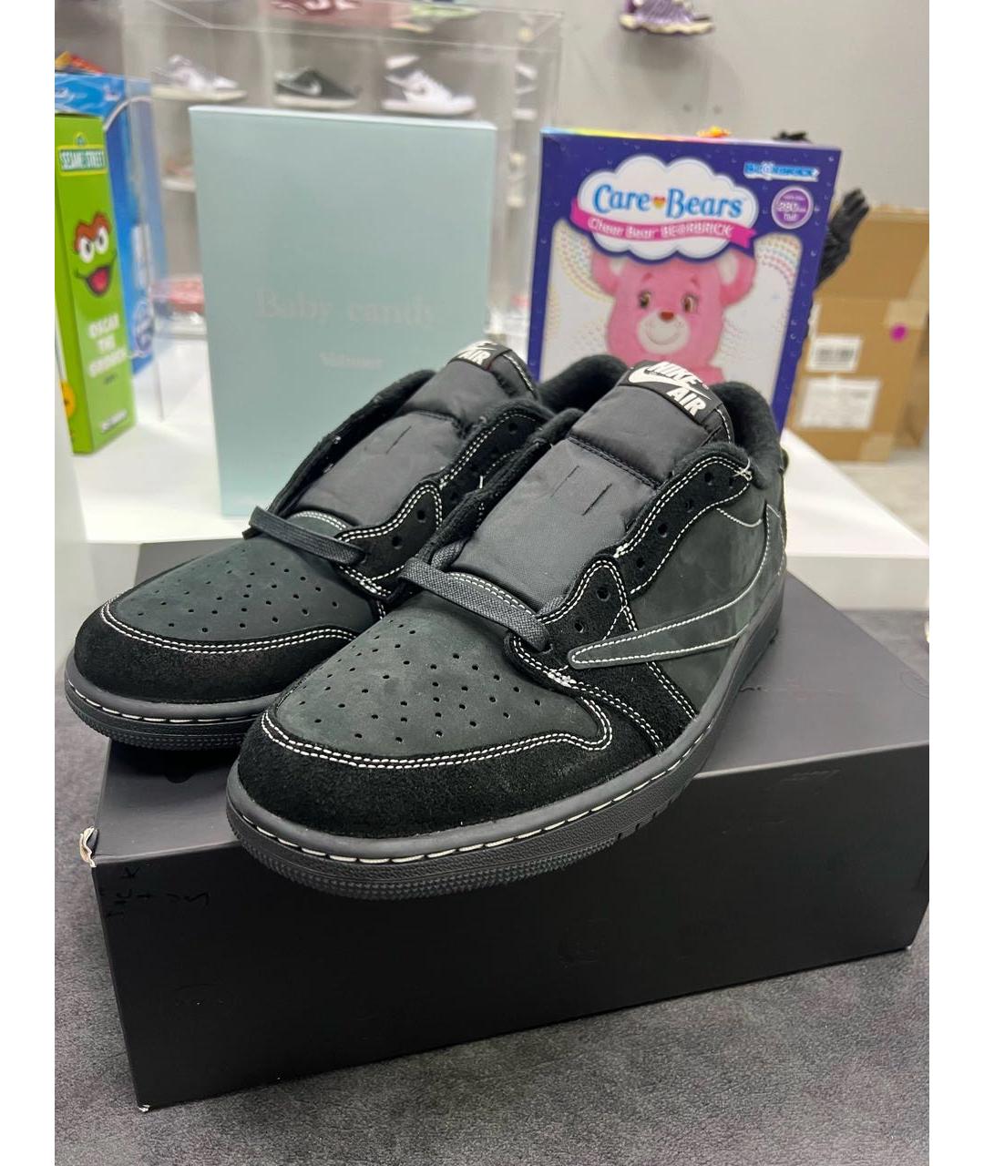 JORDAN Черные низкие кроссовки / кеды, фото 3