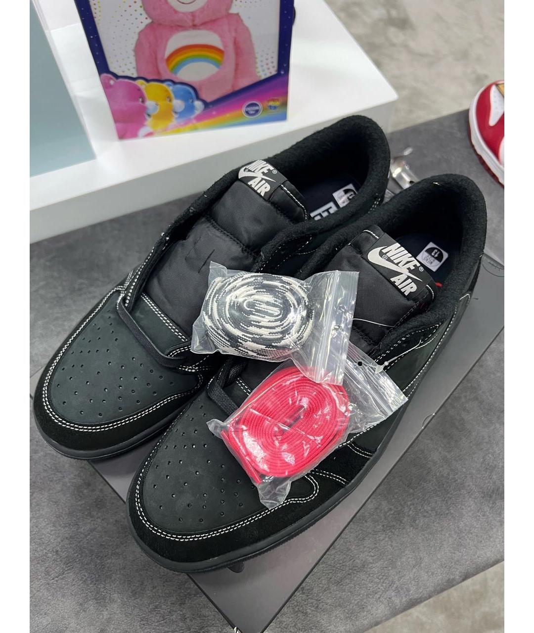 JORDAN Черные низкие кроссовки / кеды, фото 6