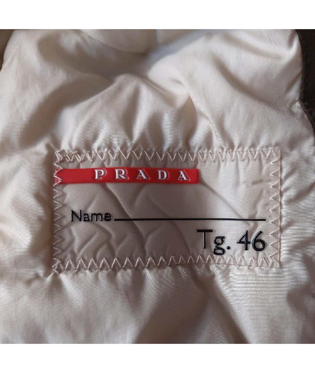 PRADA Коричневый пуховик, фото 8