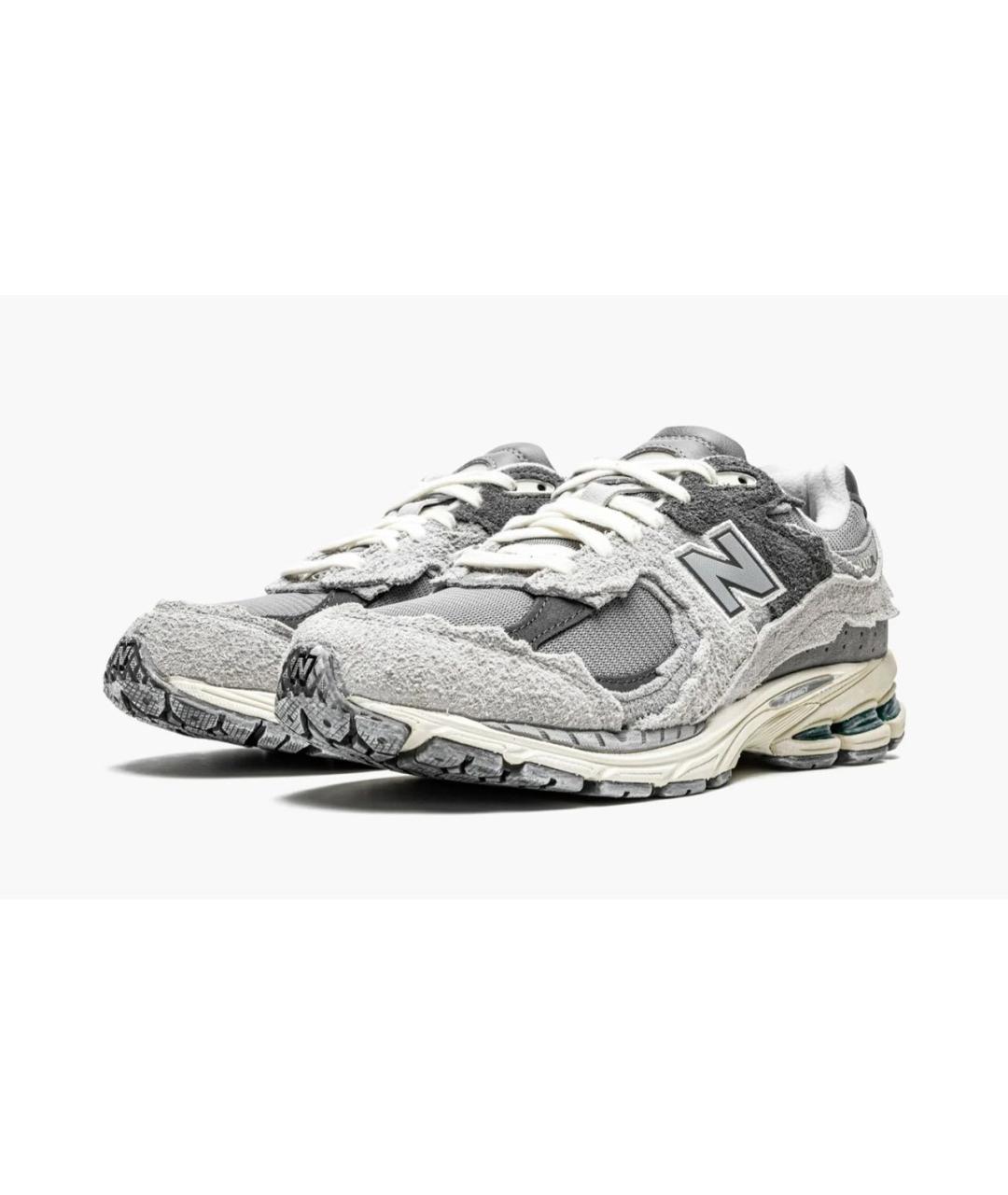 NEW BALANCE Серые замшевые кроссовки, фото 7