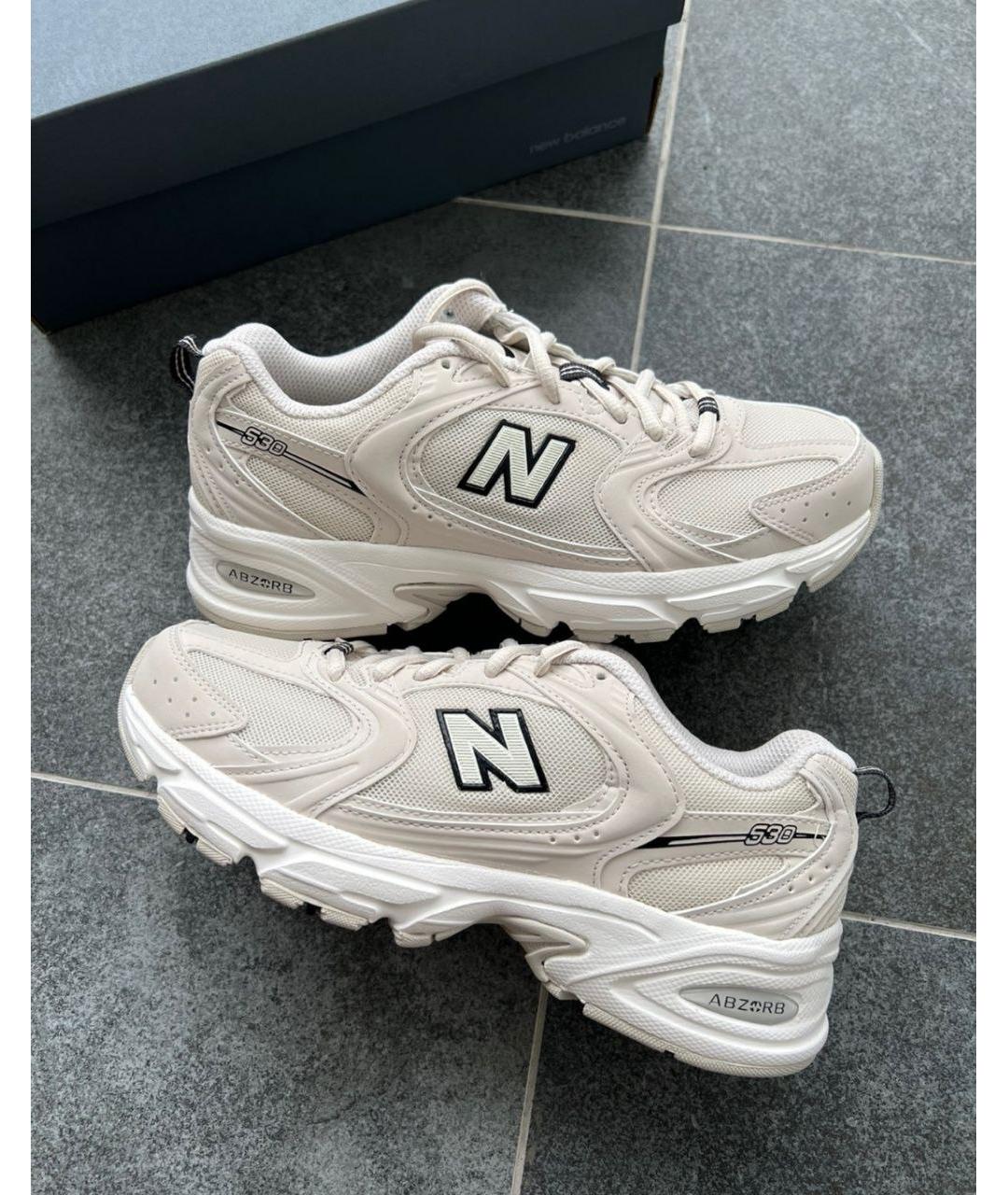 NEW BALANCE Бежевые кроссовки, фото 6