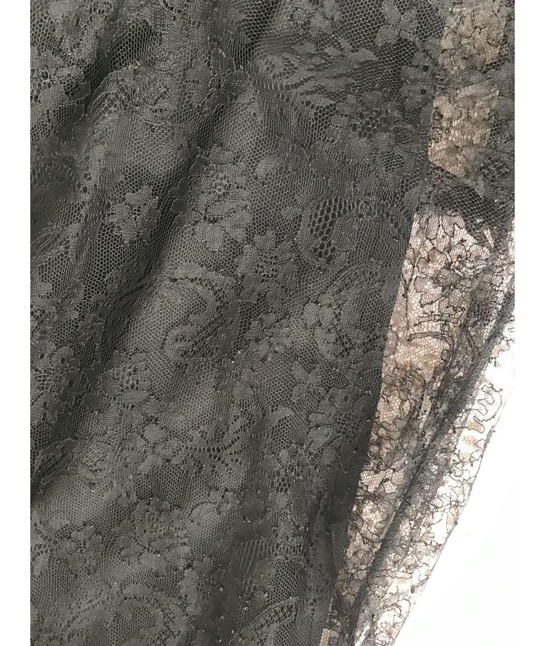 ROCHAS Черное полиэстеровое коктейльное платье, фото 4