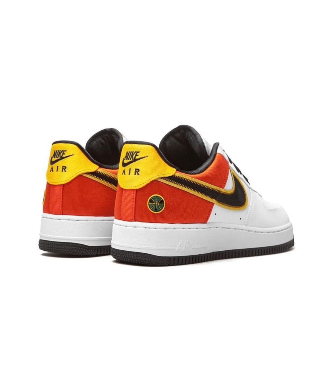 NIKE Белые кожаные высокие кроссовки / кеды, фото 3