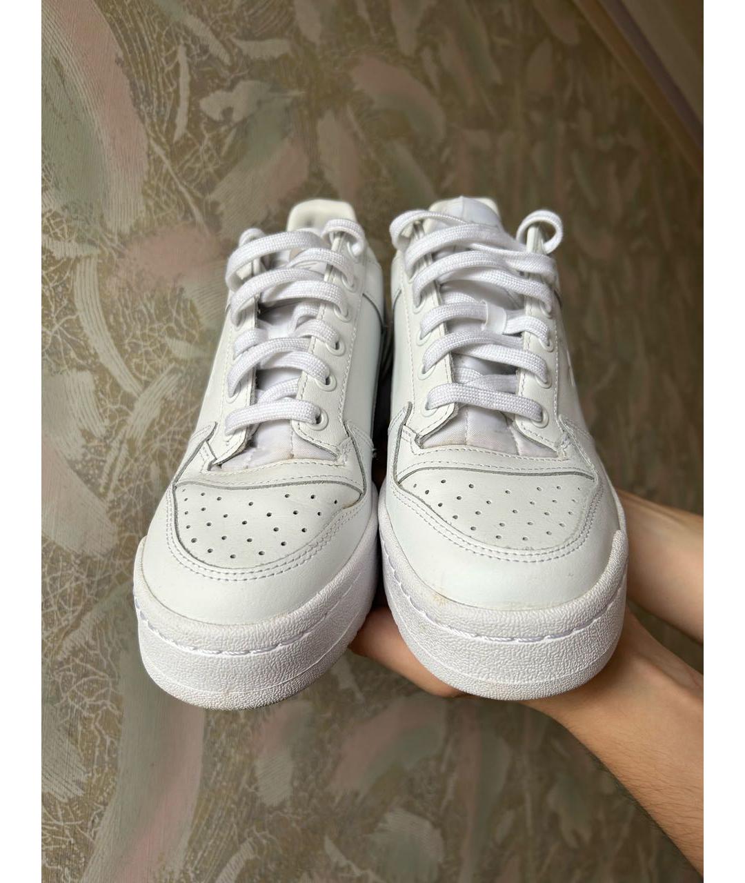 ADIDAS Белые кроссовки из искусственной кожи, фото 2