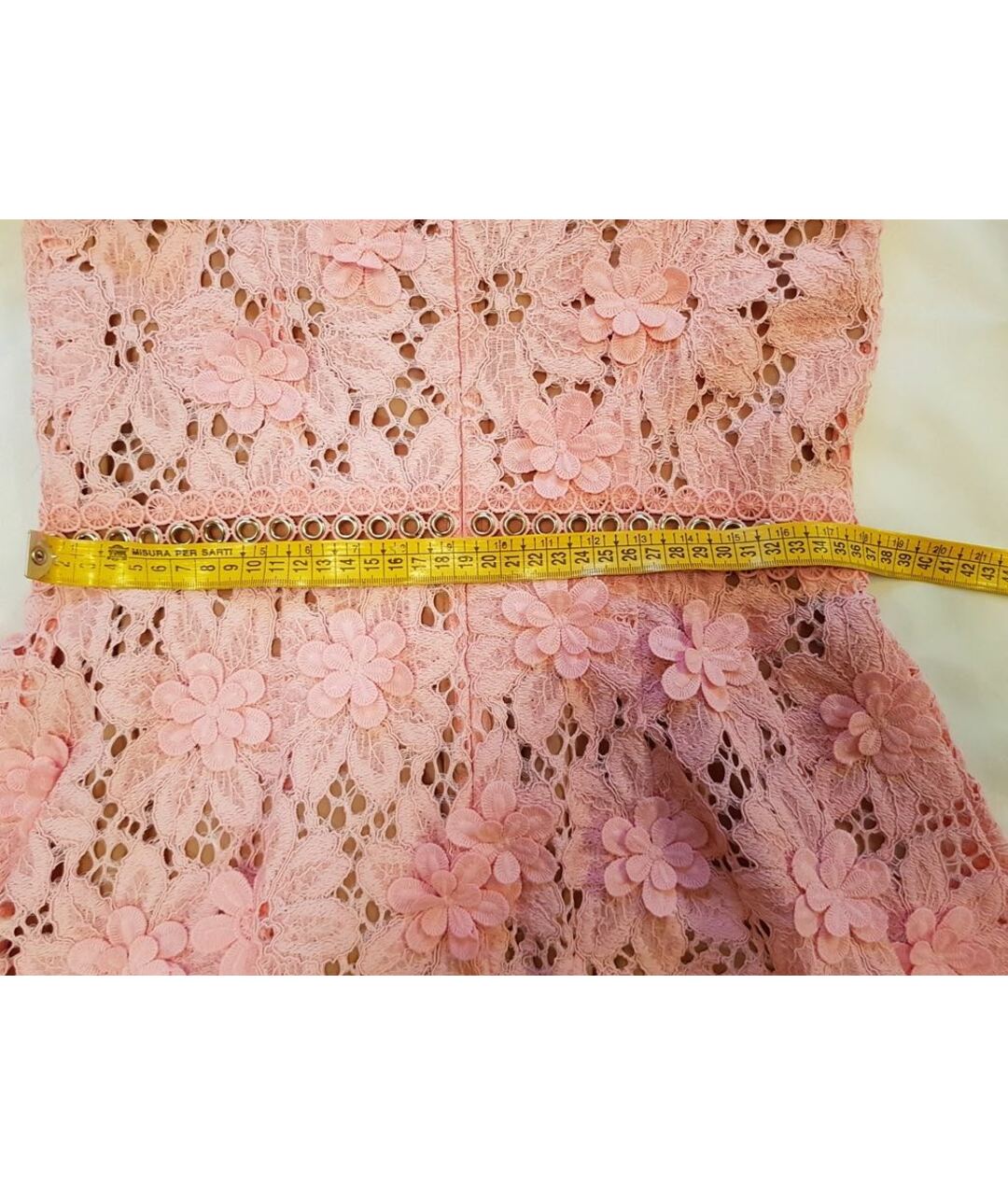 MICHAEL KORS Розовое кружевное платье, фото 6