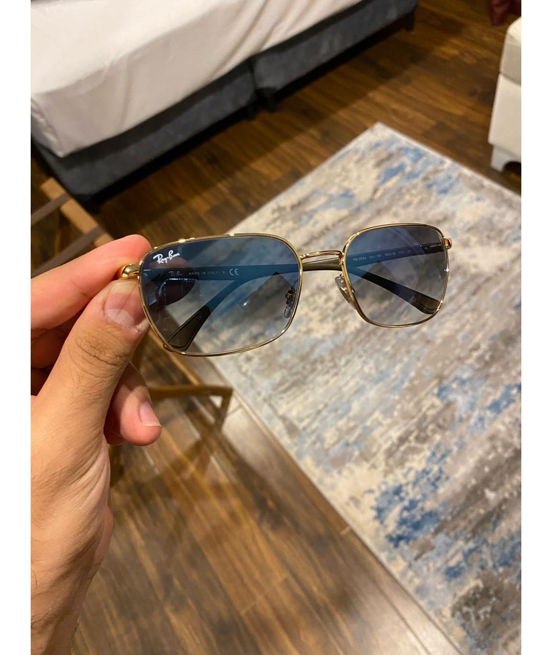 RAY BAN Мульти металлические солнцезащитные очки, фото 3