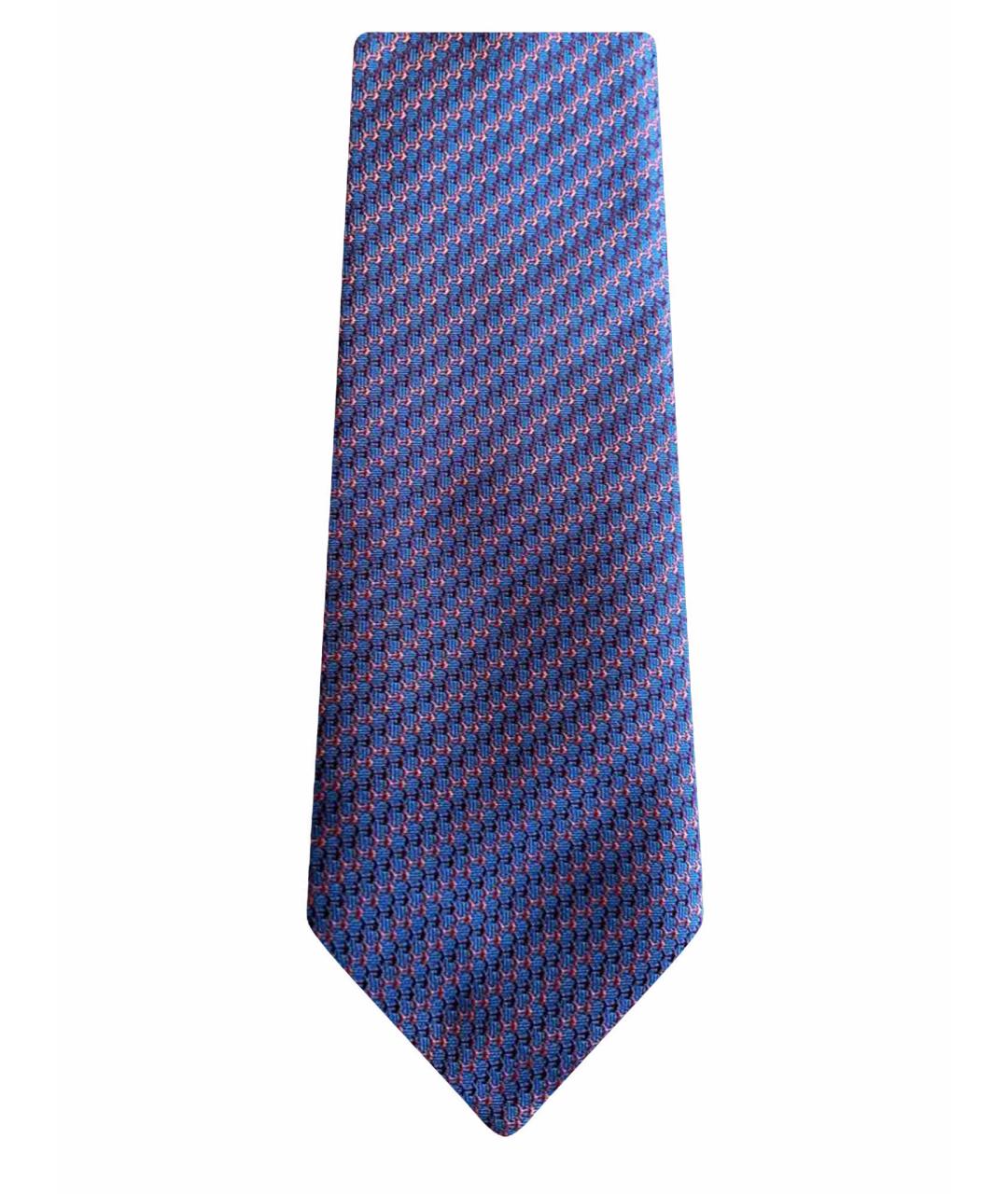 HERMES PRE-OWNED Фиолетовый тканевый галстук, фото 1