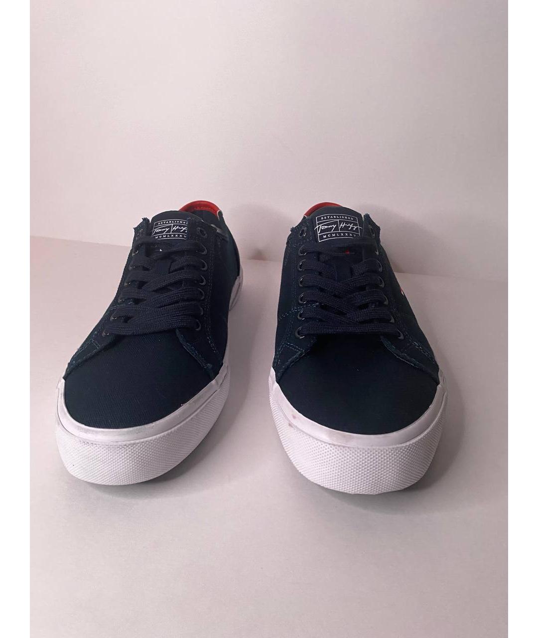 TOMMY HILFIGER Синие текстильные низкие кроссовки / кеды, фото 2