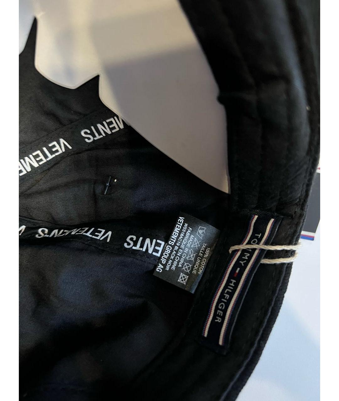 VETEMENTS Черная хлопковая кепка/бейсболка, фото 5