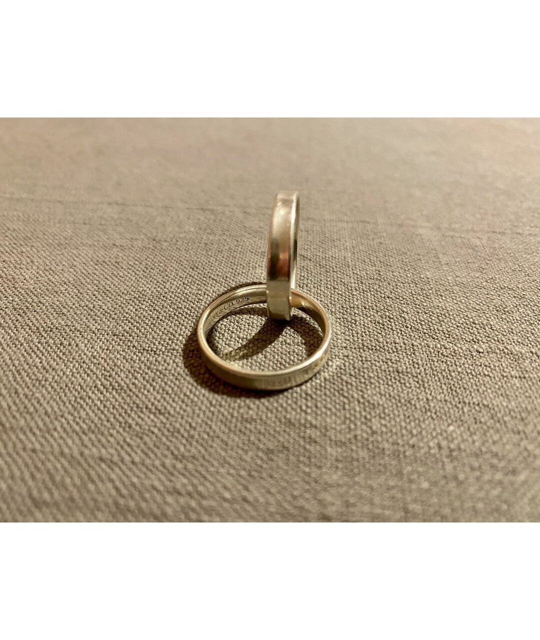 TIFFANY&CO Серебряное серебряное кольцо, фото 4