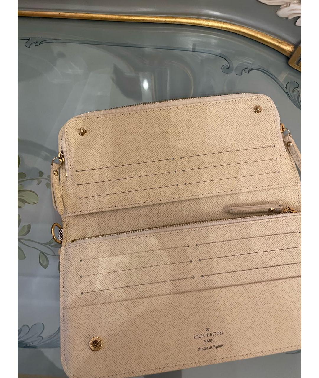 LOUIS VUITTON PRE-OWNED Белый кошелек, фото 3