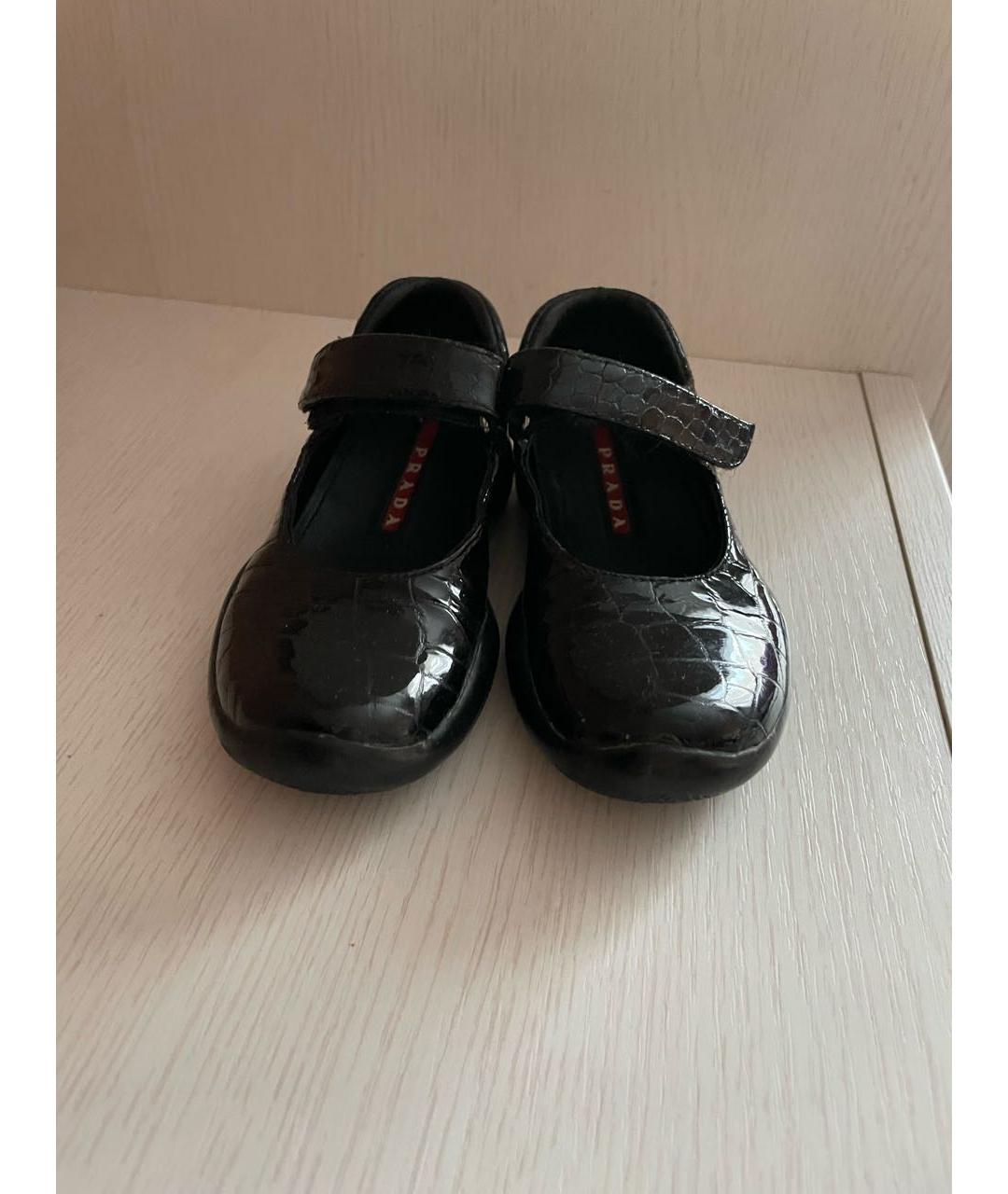 PRADA Черные туфли из лакированной кожи, фото 5